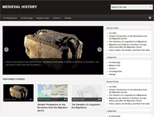 Tablet Screenshot of medievalhistoryblog.com